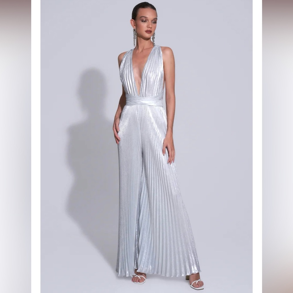 NWT L’Idée metallic jumpsuit, size AU8 (US small)
